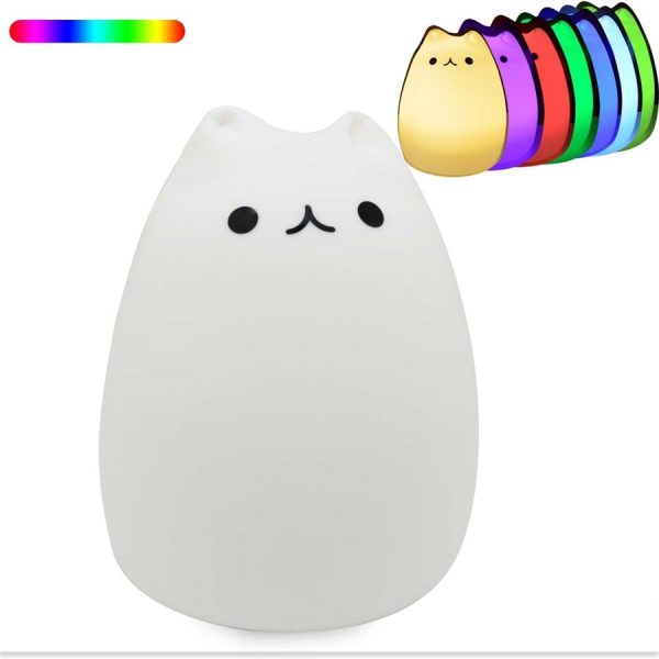 Kid's Bedroom Cute Cat LED Night Light - Image 10