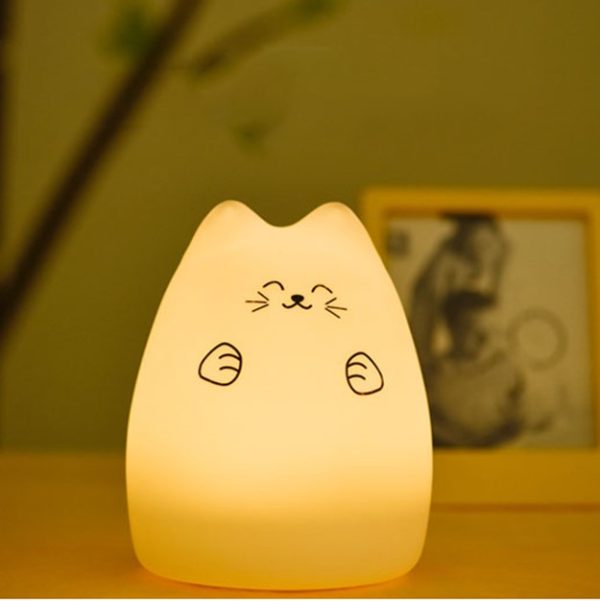 Kid's Bedroom Cute Cat LED Night Light - Image 8