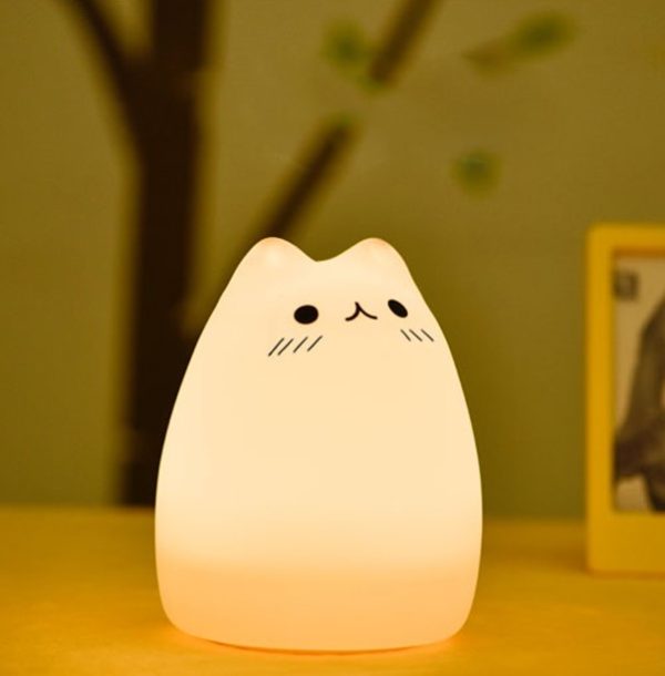 Kid's Bedroom Cute Cat LED Night Light - Image 6