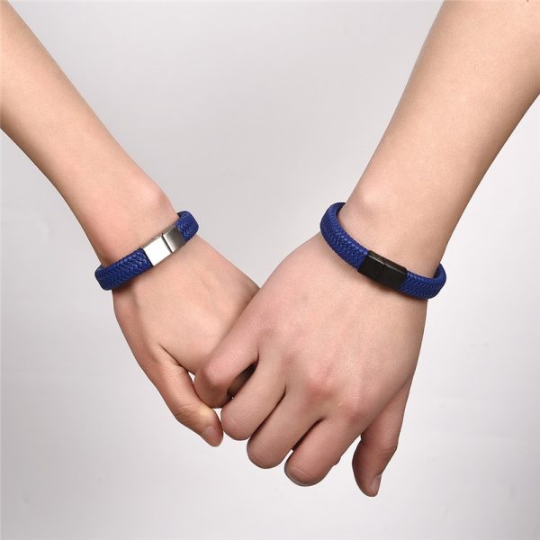 Men's Simple Leather Bracelet - Image 8