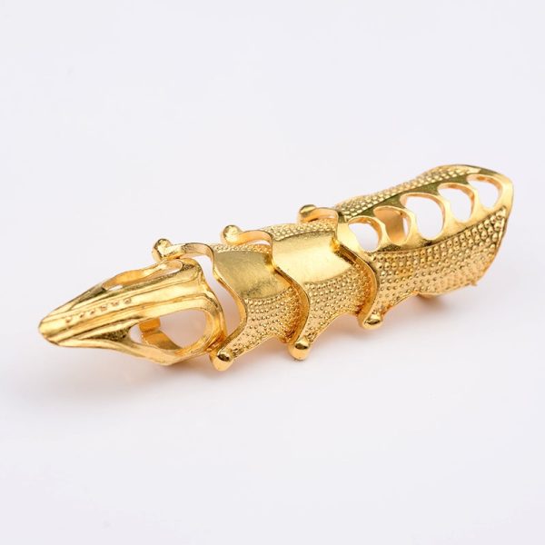 Men's Antique Style Armour Ring - Image 6