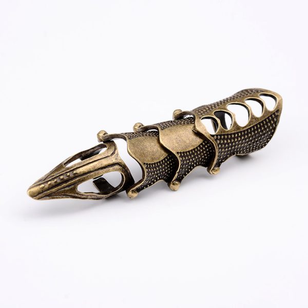 Men's Antique Style Armour Ring - Image 5