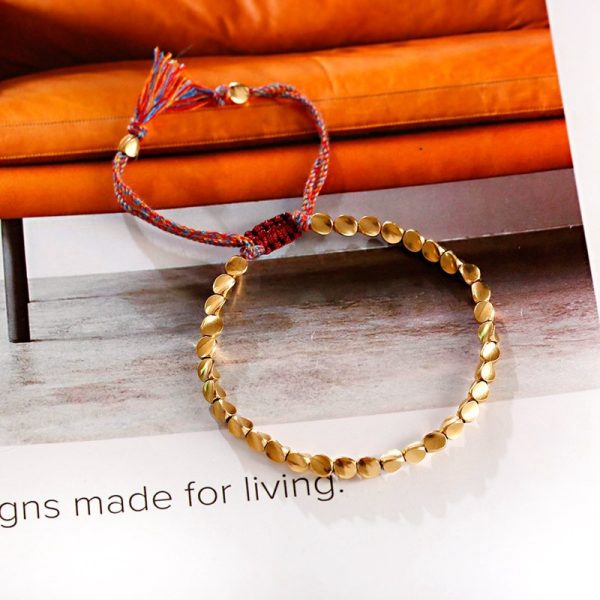 Men's Copper Beads Bracelet - Image 5