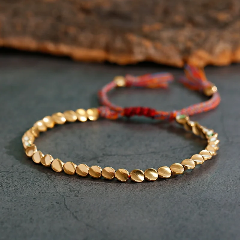 Men's Copper Beads Bracelet