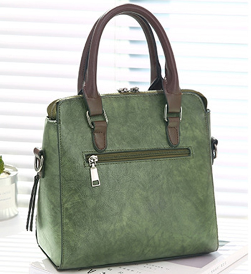 Women's Vintage PU Leather Handbag