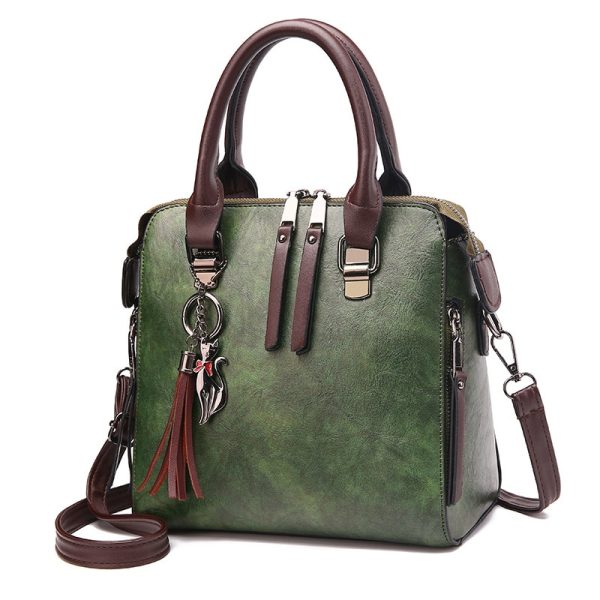 Women's Vintage PU Leather Handbag