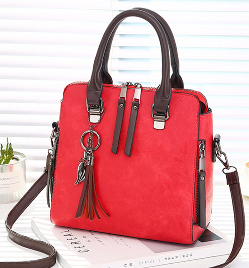 Women's Vintage PU Leather Handbag