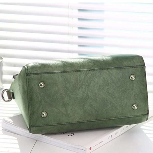 Women's Vintage PU Leather Handbag - Image 5