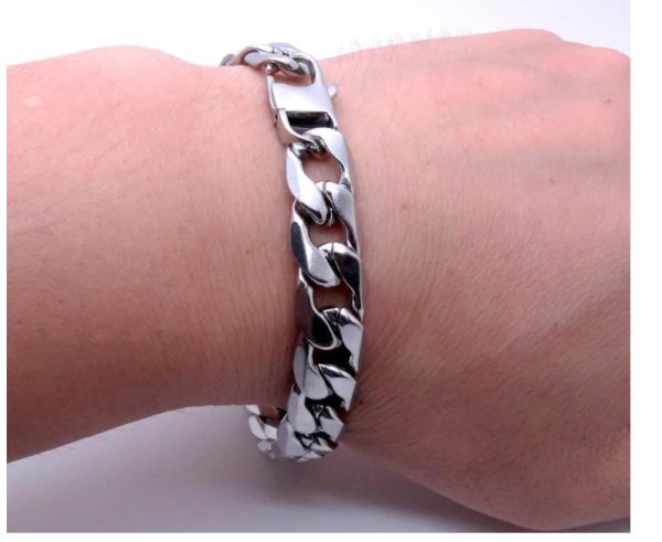 Men's Stainless Steel Chain Bracelet - Image 6