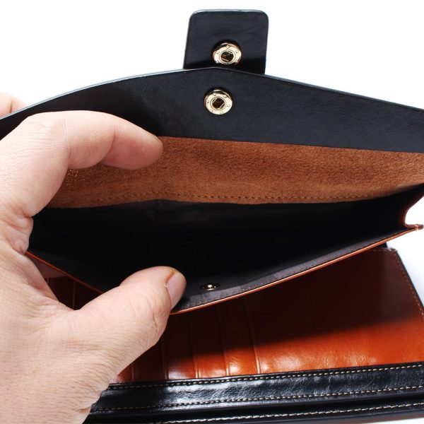 Women's Leather Long Wallet - Image 7