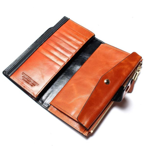 Women's Leather Long Wallet - Image 5