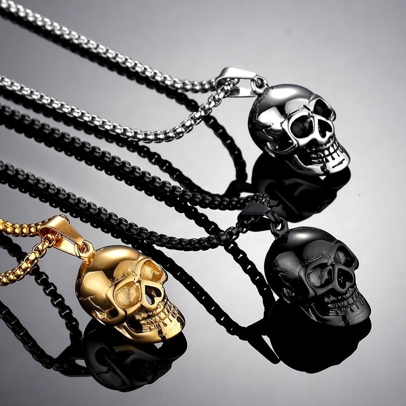 Men's Skull Necklace
