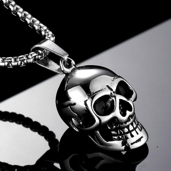 Men's Skull Necklace - Image 6