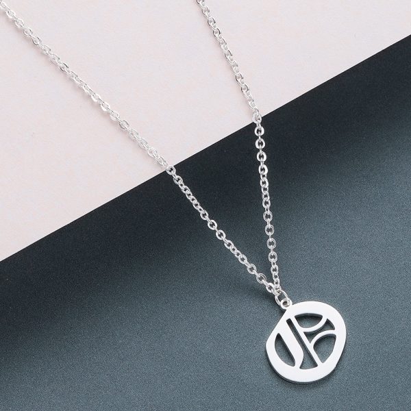 Men's Gothic Letter Shaped Pendant Necklace - Image 6