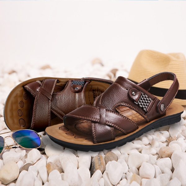 Men's Urban Leather Sandals - Image 4