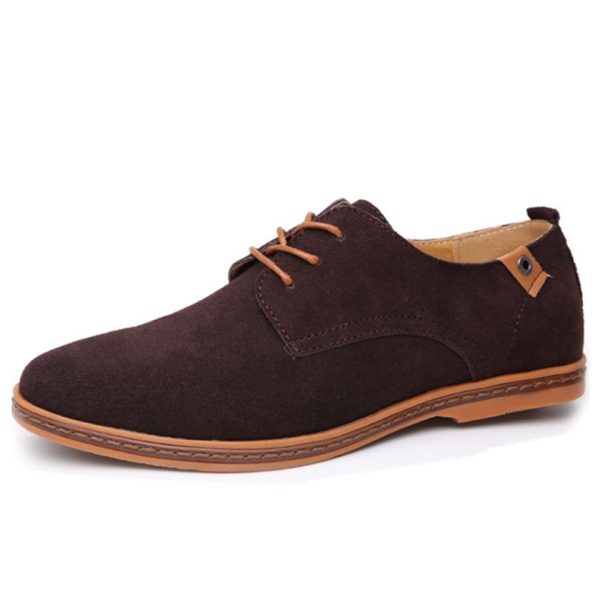Men's Elegant Cow Suede Shoes - Image 7