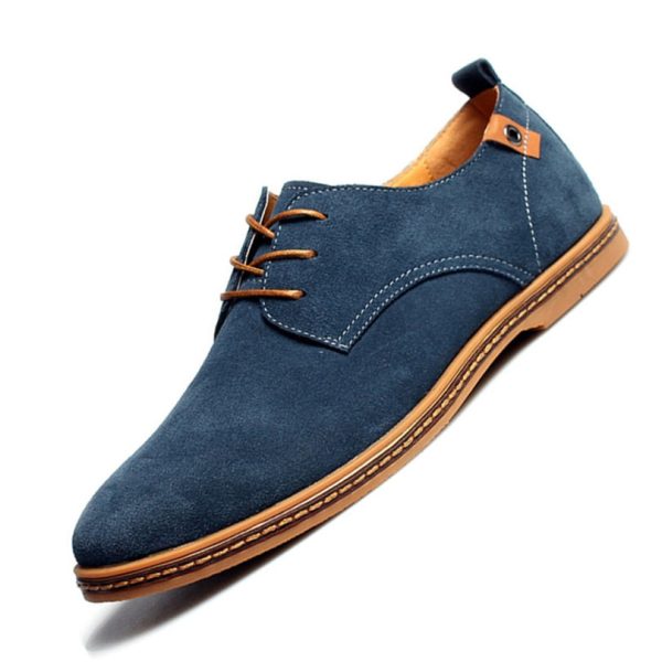 Men's Elegant Cow Suede Shoes - Image 3