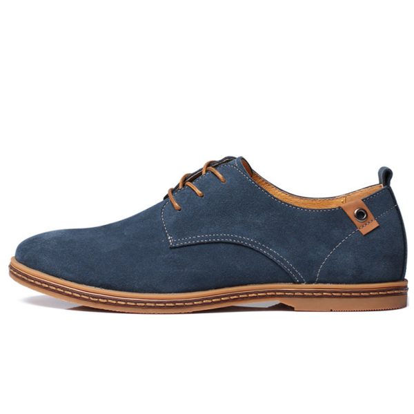 Men's Elegant Cow Suede Shoes - Image 4