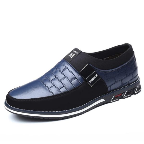 Men's Casual Suede Panelled Slip-One Shoes - Image 3