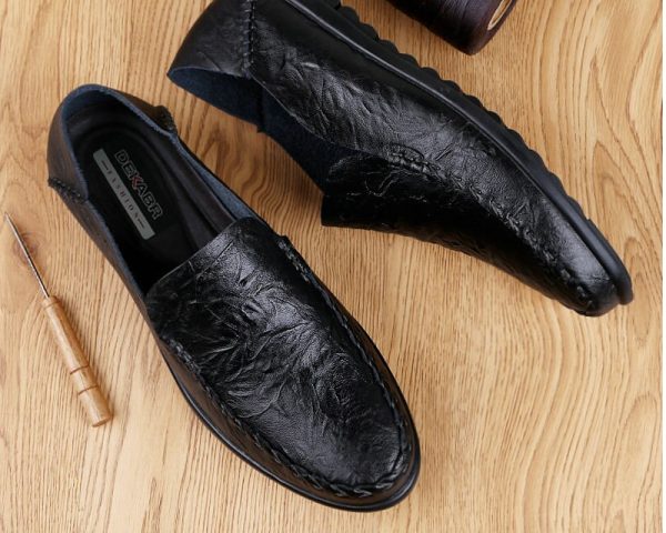 Genuine Leather Loafers for Men - Image 5