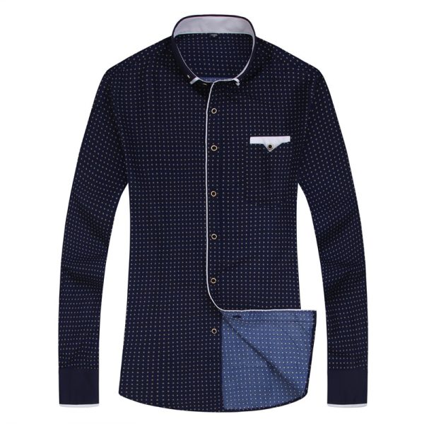 MEn's Casual Long Sleeve Shirt - Image 4
