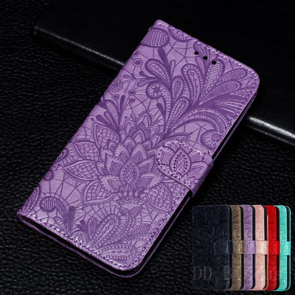 Carved Flowers Flip Case for Xiaomi