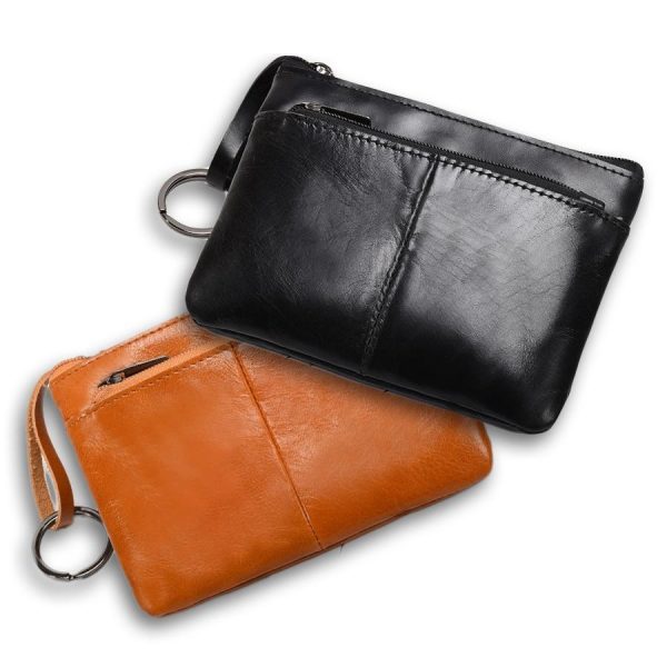 Men's Genuine Leather Short Wallet