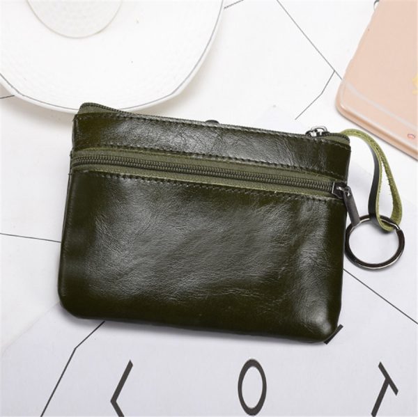 Men's Genuine Leather Short Wallet - Image 4