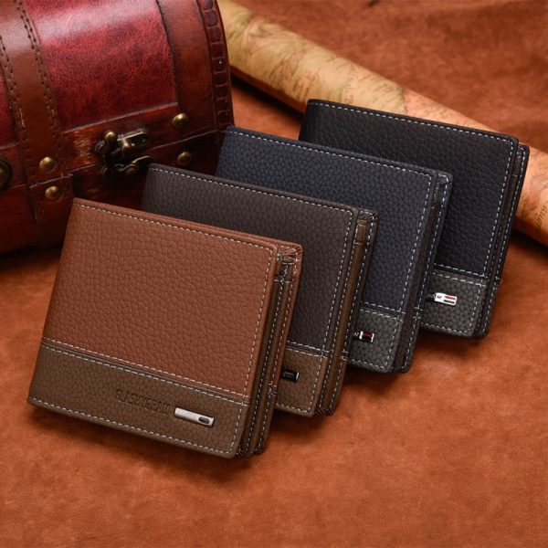 Compact Leather Wallets for Men - Image 6