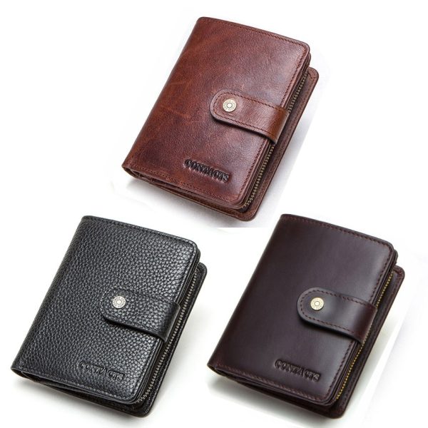 Men's Classic Vintage Leather Wallet - Image 4