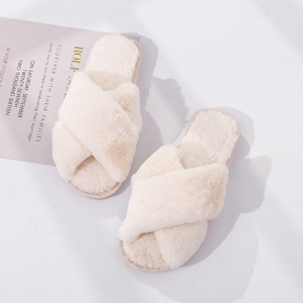 Women's Fashion Winter Plush Home Slippers - Image 6