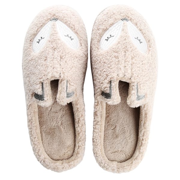 Winter Bear Patterned Warm Slippers for Women - Image 7