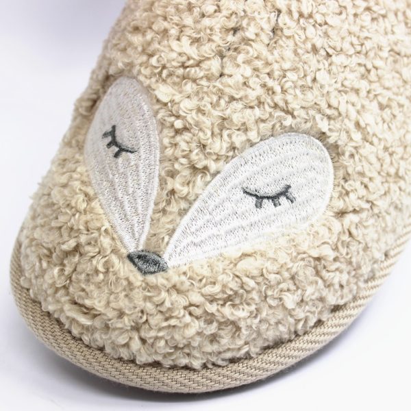 Winter Bear Patterned Warm Slippers for Women - Image 8