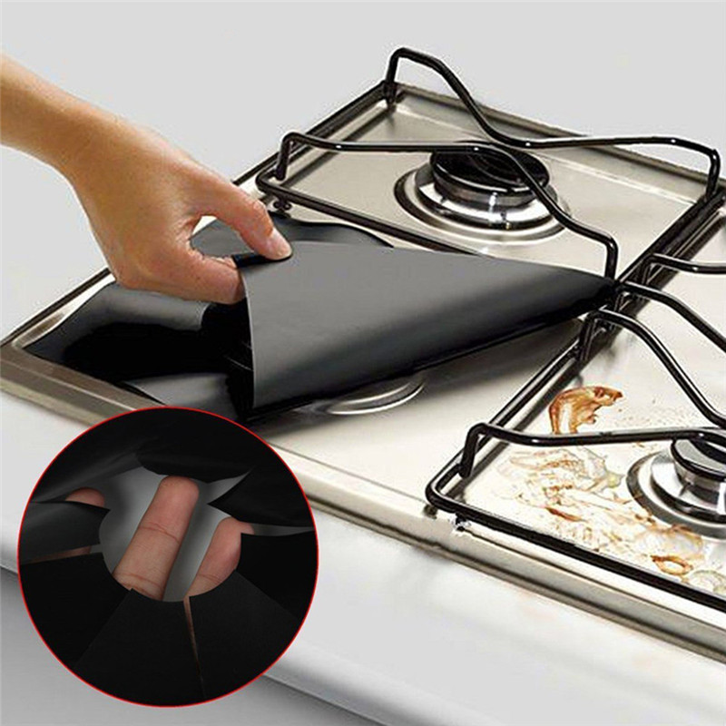 Reusable Gas Stovetop Burner Protector Cover, 2pcs/lot