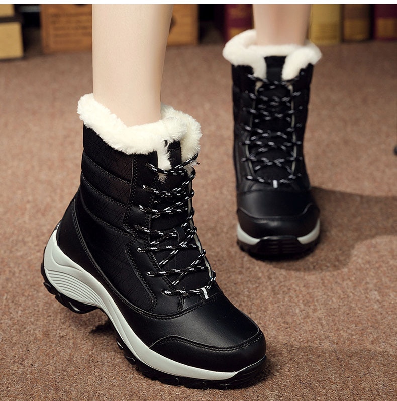 Women's Waterproof Warm Ankle Boots