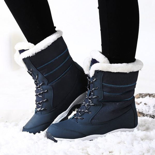 Women's Waterproof Warm Ankle Boots - Image 4