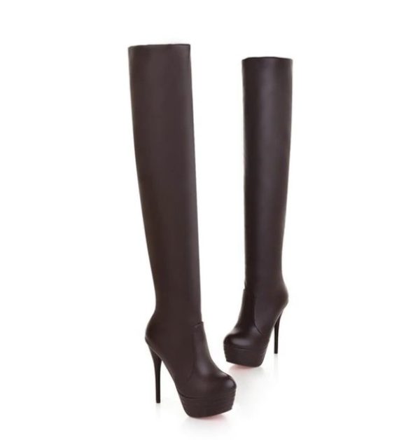 Women's Dominatrix Over the Knee Boots - Image 3