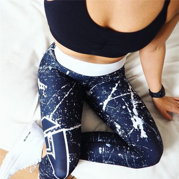 Women's Sport Style High Waist Elastic Leggings - Image 5