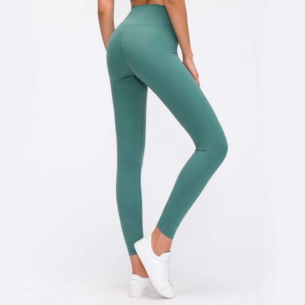 Women's Solid Color Yoga Leggings - Image 4