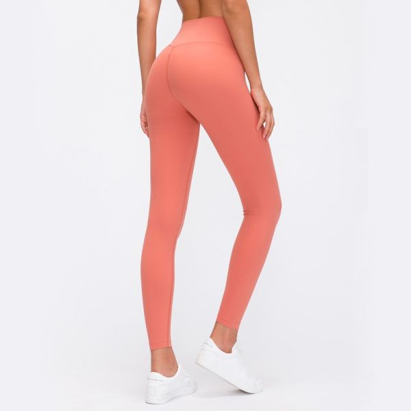 Women's Solid Color Yoga Leggings - Image 5