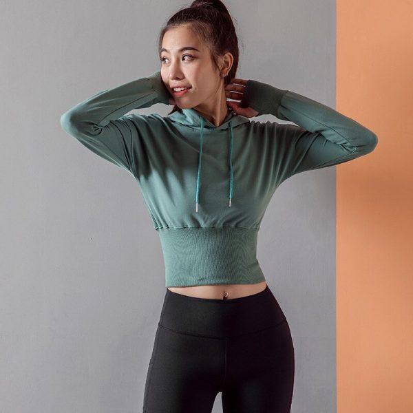 Women's Tummy Control Sports Hoodie - Image 6