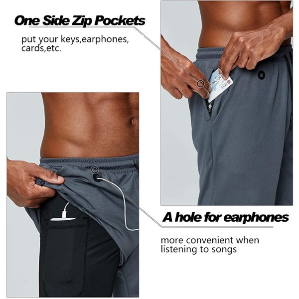 Men's Running Shorts with Secret Pocket - Image 3