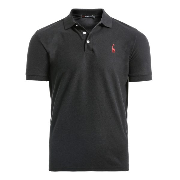 Men's Golf Polo Shirt with Embroidery - Image 3