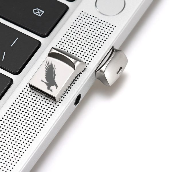 Mini Eagle Engraved USB Flash Drive - Image 5