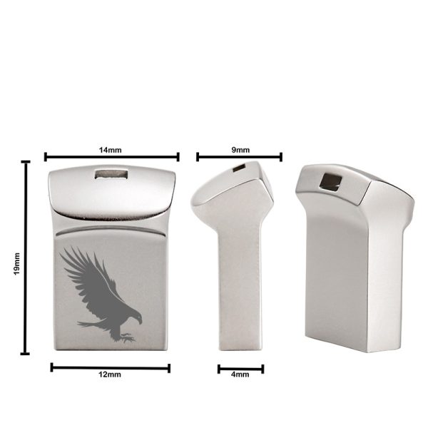 Mini Eagle Engraved USB Flash Drive - Image 6