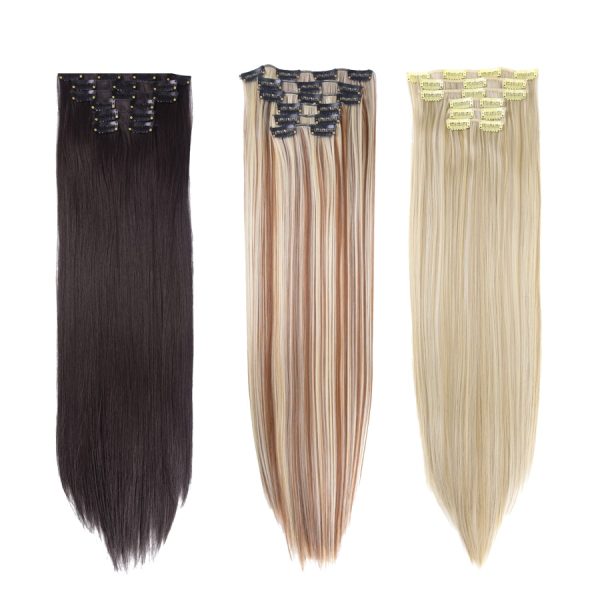 Straight Heat Resistant False Synthetic Hair