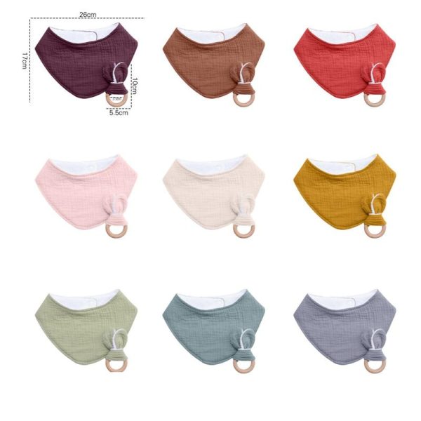Baby Teether and Triangle Scarf Set - Image 5