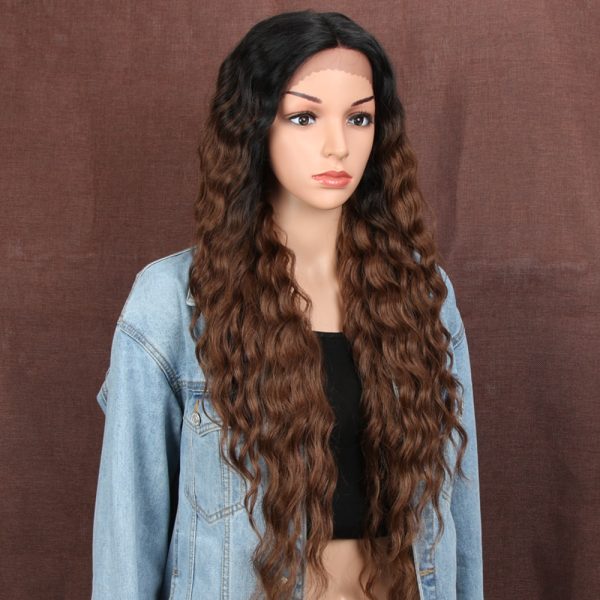 Lace Front Deep Wave Ombre Wig - Image 3