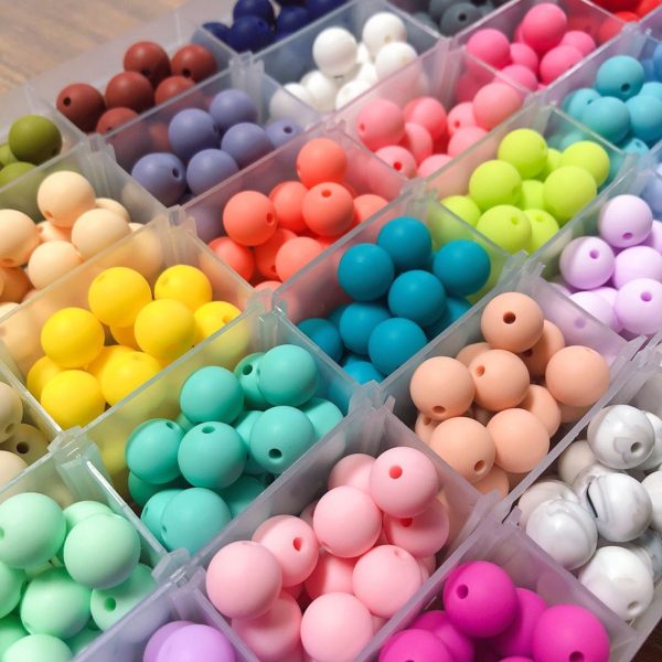 Colorful Silicone Teething Beads Set - Image 4