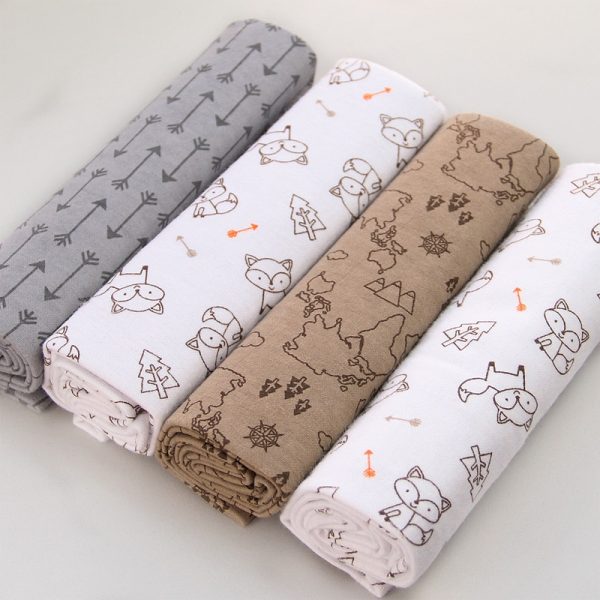 Small Cotton Blankets 4 pcs Set - Image 4